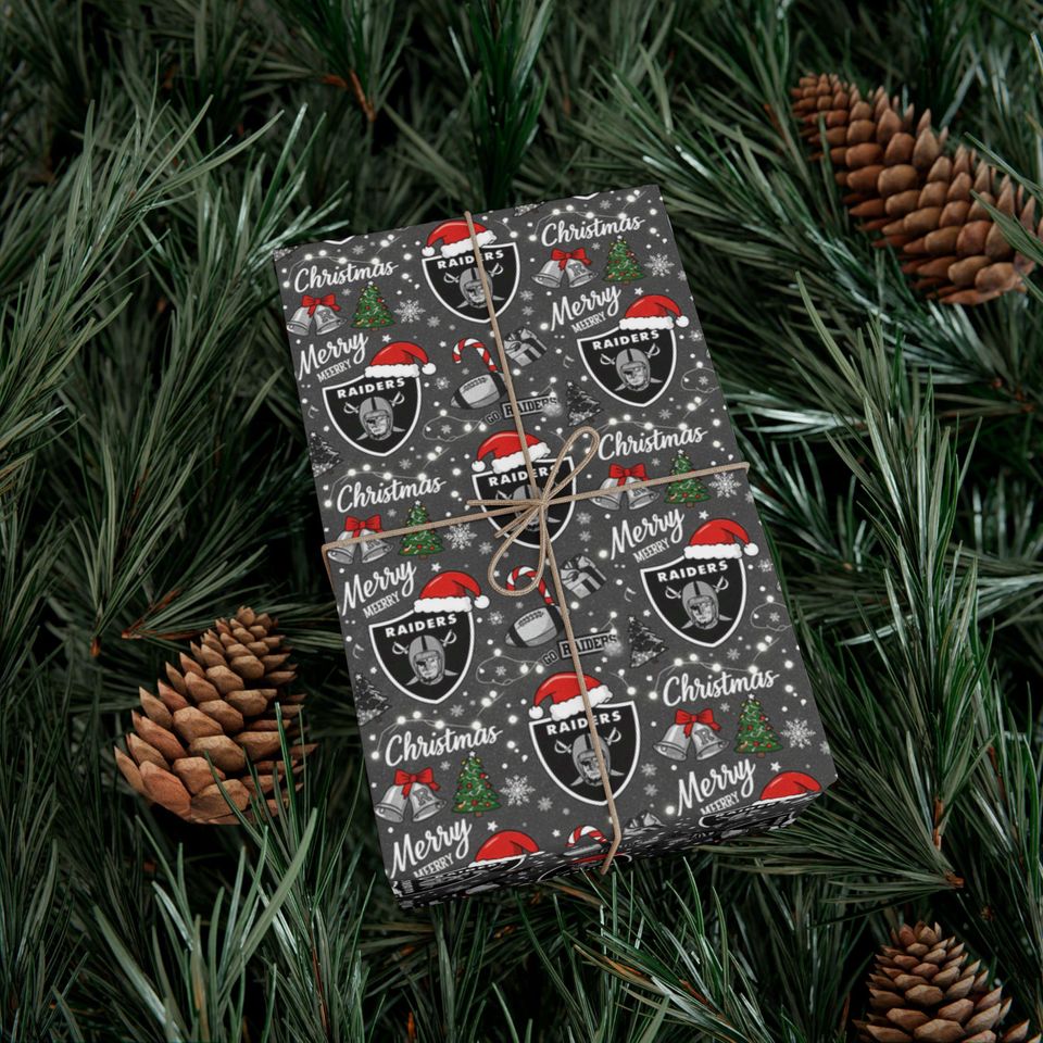 Raiders Gift Wrap Paper | Las Vegas Raiders