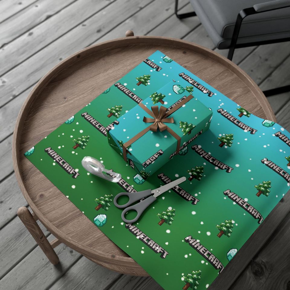 Minecraft , Wrapping paper