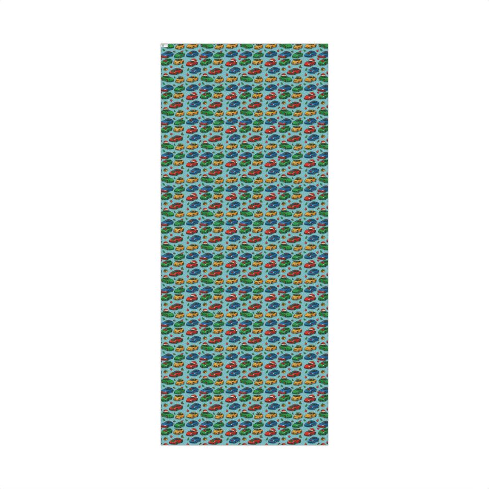 Toy Car Gift Wrap, Kids Birthday Wrapping Paper