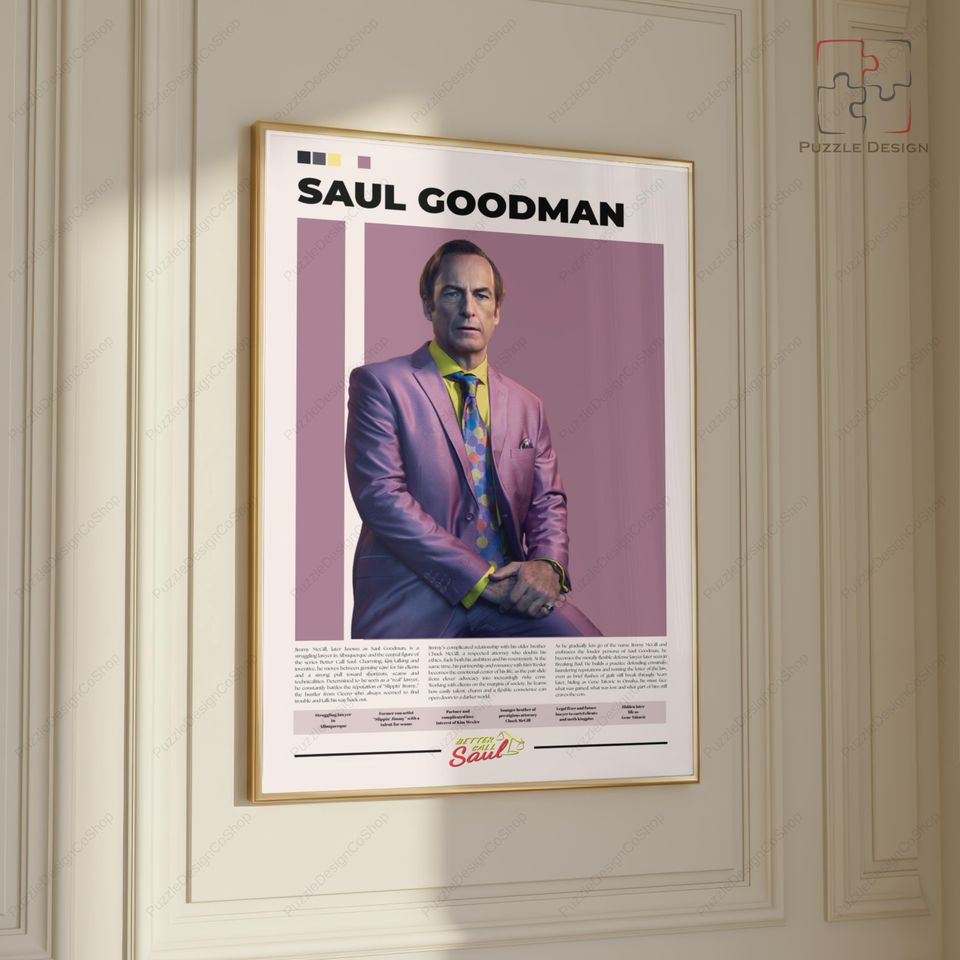 Saul Goodman Poster | Breaking Bad Poster | Better Call Saul Poster | Bob Odenkirk