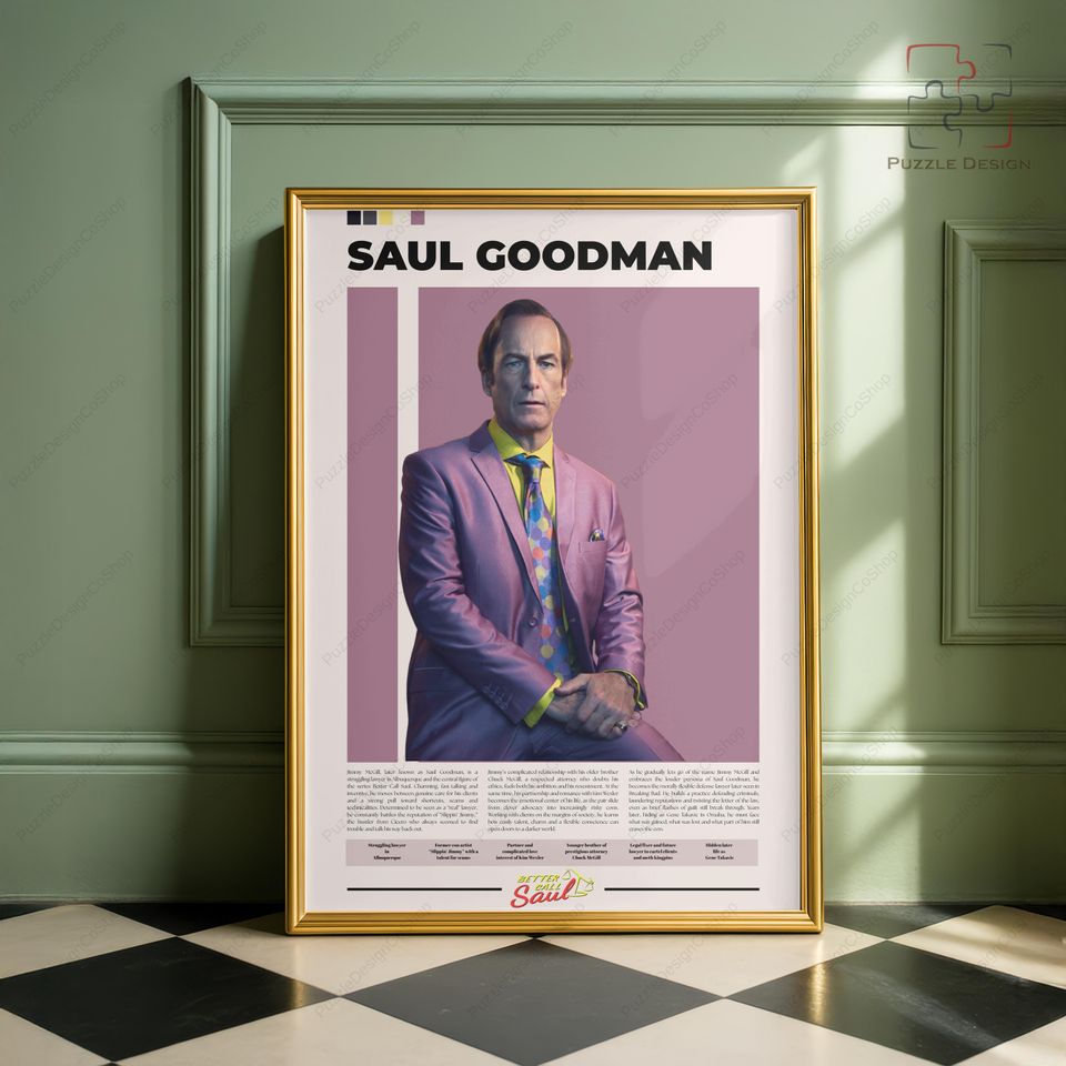Saul Goodman Poster | Breaking Bad Poster | Better Call Saul Poster | Bob Odenkirk