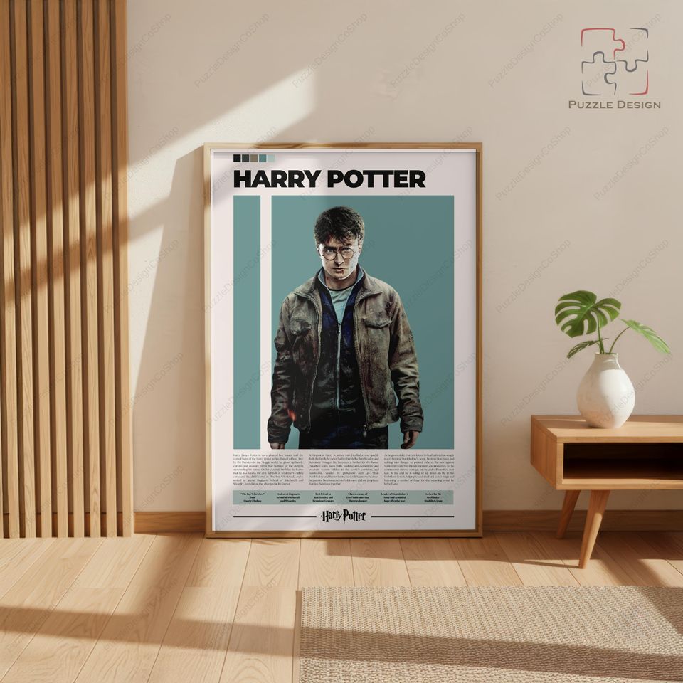 Harry Potter Poster Daniel Radcliffe Character Movie Vertical Poster