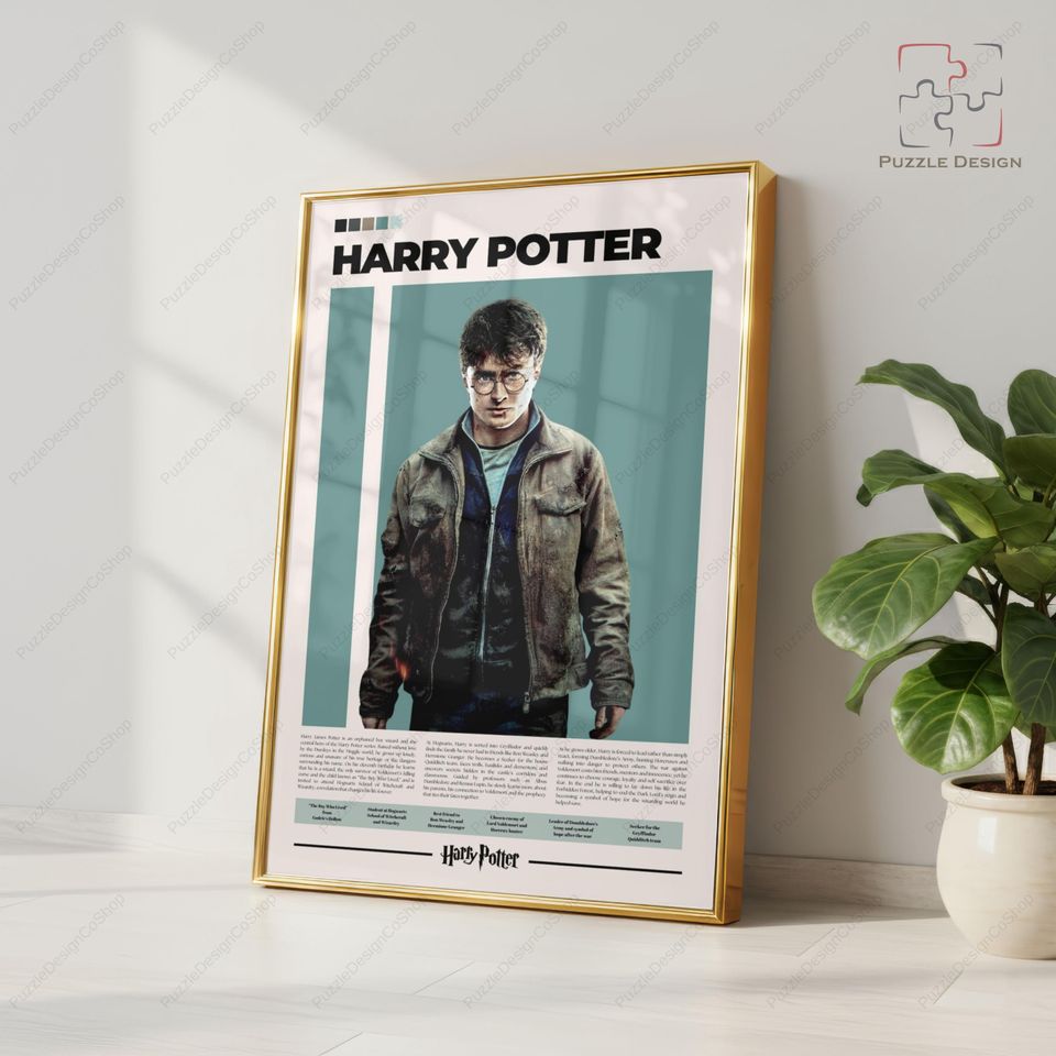 Harry Potter Poster Daniel Radcliffe Character Movie Vertical Poster