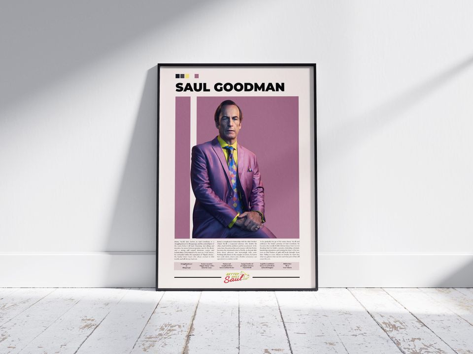Saul Goodman Poster | Breaking Bad Poster | Better Call Saul Poster | Bob Odenkirk