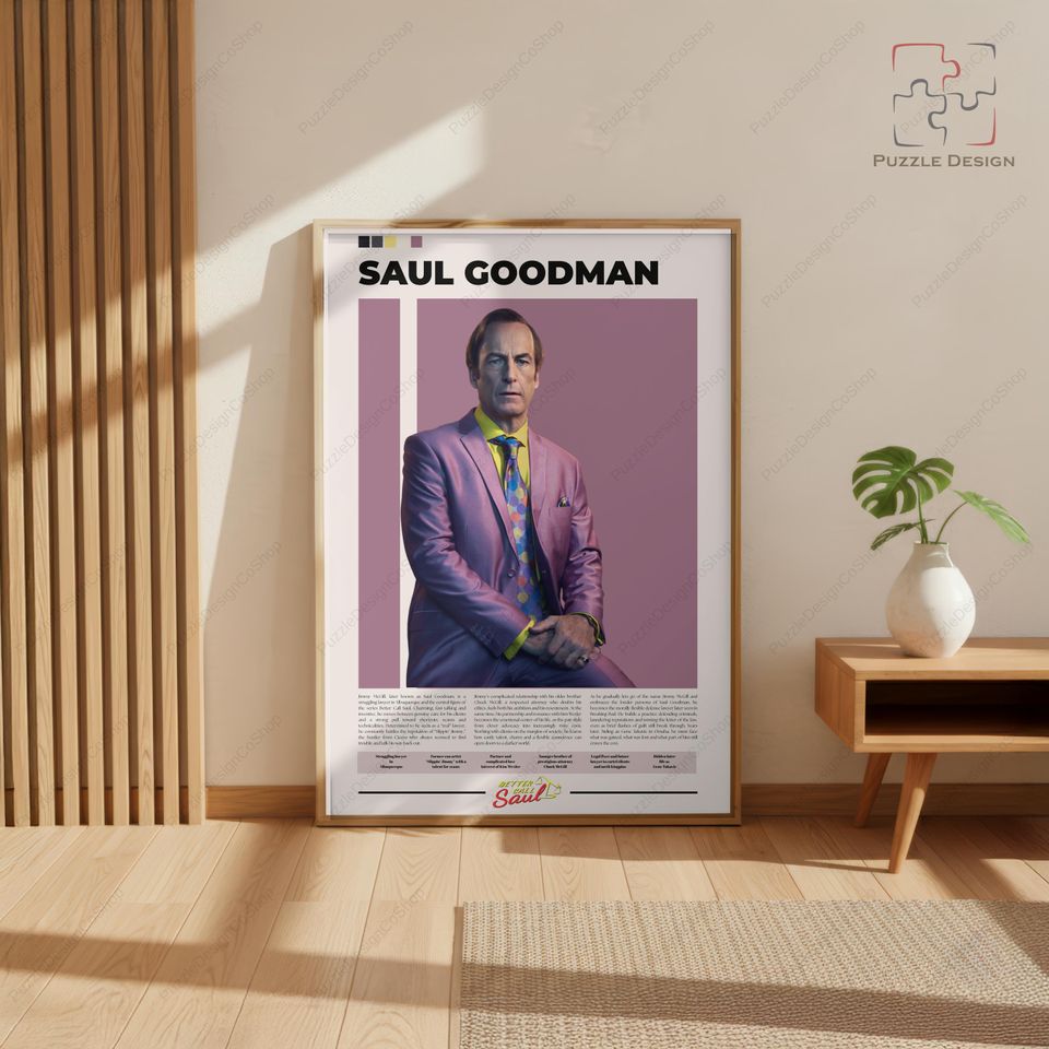 Saul Goodman Poster | Breaking Bad Poster | Better Call Saul Poster | Bob Odenkirk
