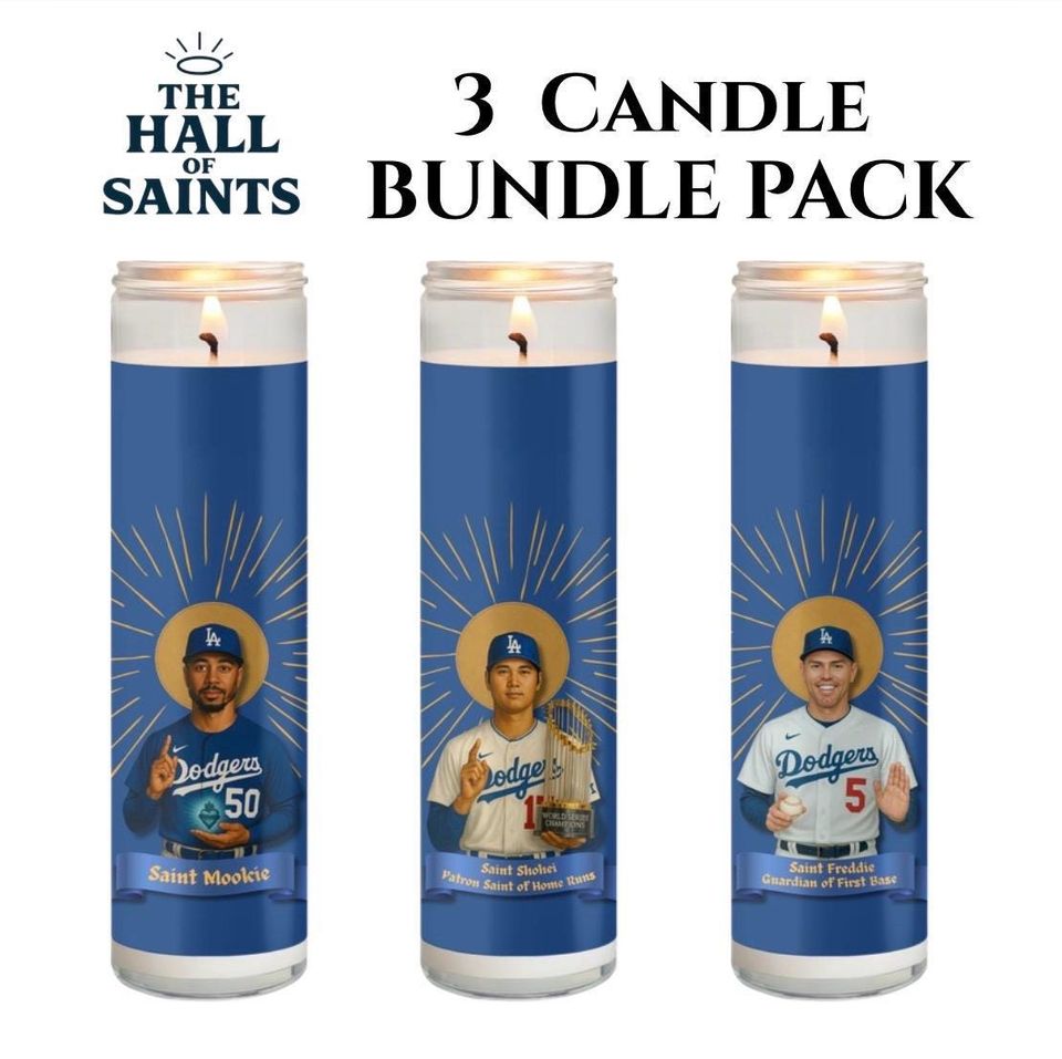 Dodgers Candle Bundle - Baseball Fan Gift