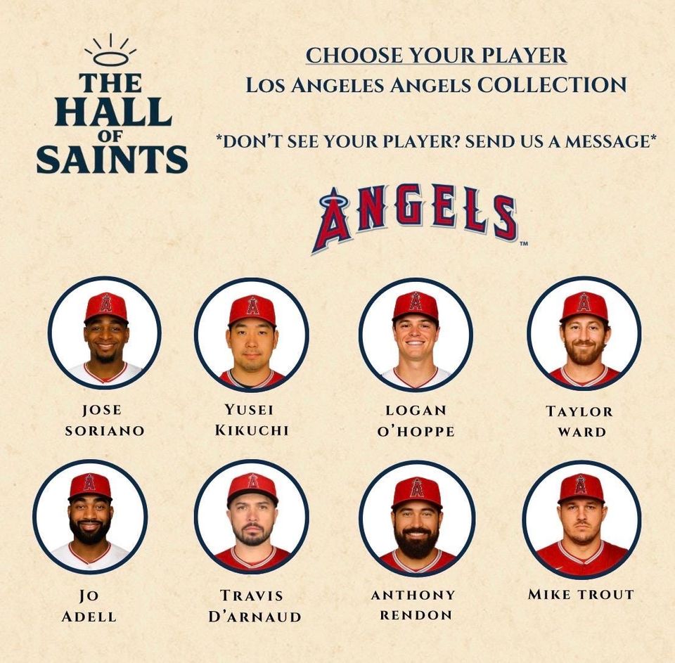 Los Angeles Angels Player Candle - Baseball Fan Decor