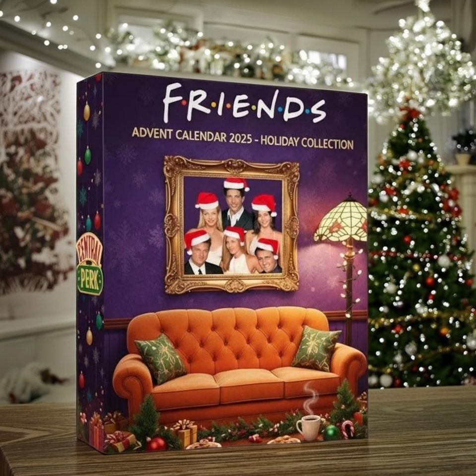 Friends Advent Calendar 2025, Friends Xmas Calendar Box, TV Show Christmas Countdown Box, Central Perk Holiday Collectible Gift Set
