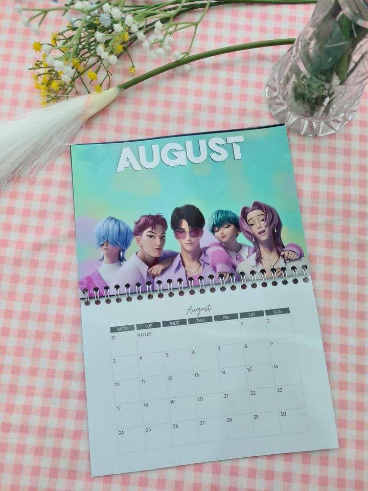 Kpop Demon Hunters 2026 Wall Calendar & Desk Calendar