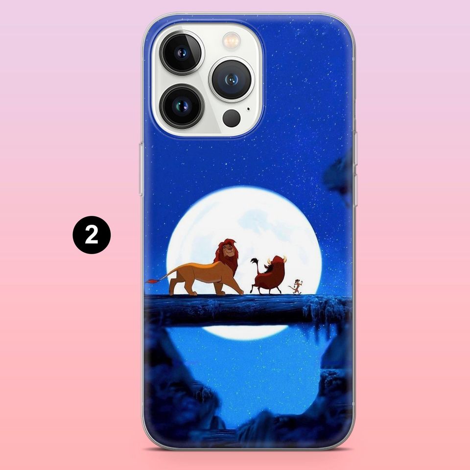 Simba Lion King Disney Phone Case for iPhone 13-17 Pro