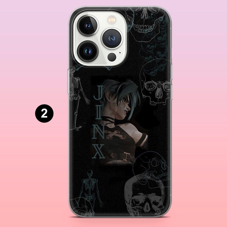 Arcane Jinx Phone Case for iPhone 17 Pro, 16, 15, 14, 13