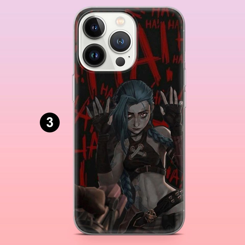 Arcane Jinx Phone Case for iPhone 17 Pro, 16, 15, 14, 13
