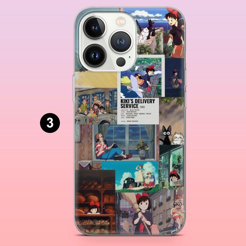 Studio Ghibli Kiki Phone Case for iPhone 13-17Pro