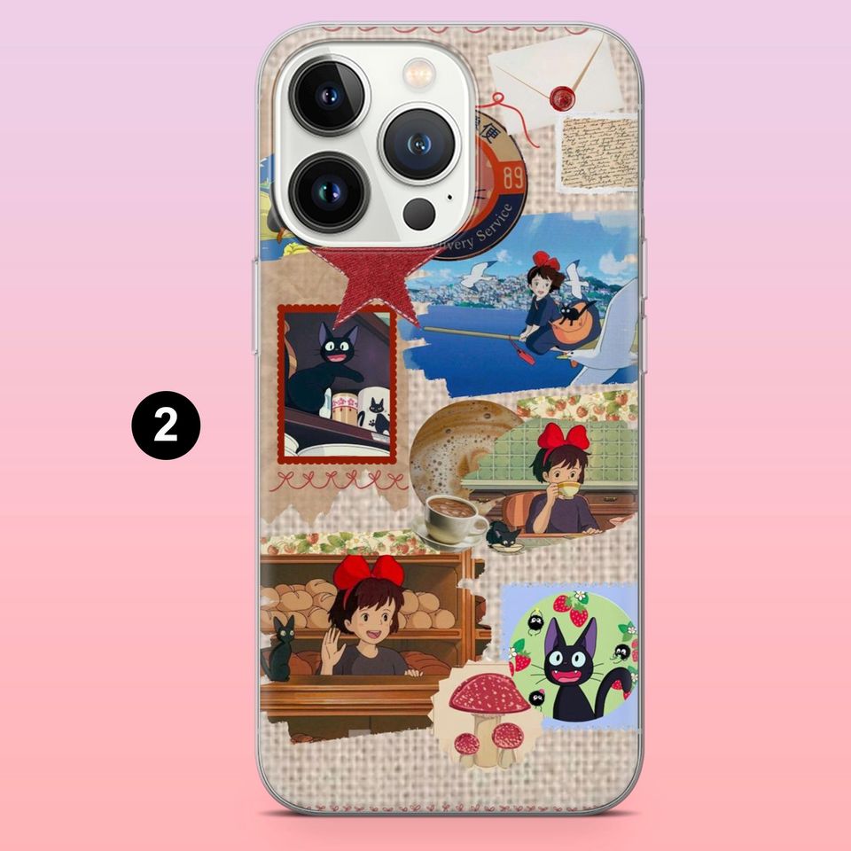 Studio Ghibli Kiki Phone Case for iPhone 13-17Pro