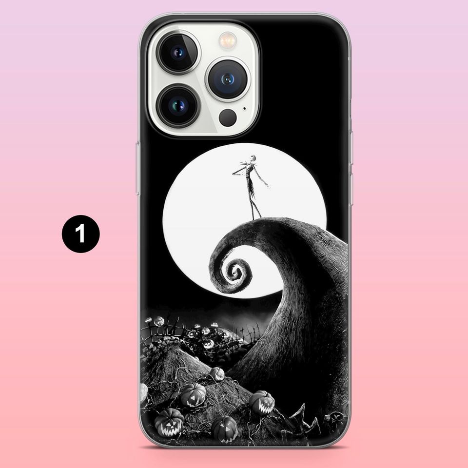 Jack Skellington Christmas Phone Case for iPhone 12-17 Pro