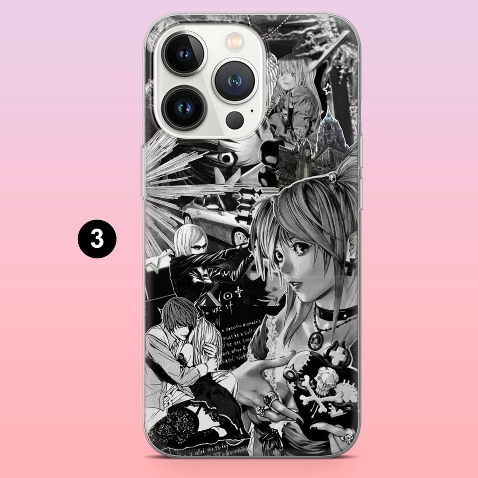 Death Notte Anime Phone Case for iPhone 12-17 Pro