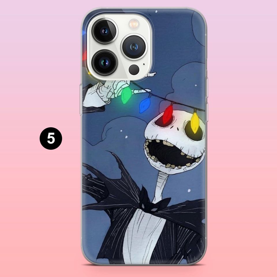 Jack Skellington Christmas Phone Case for iPhone 12-17 Pro