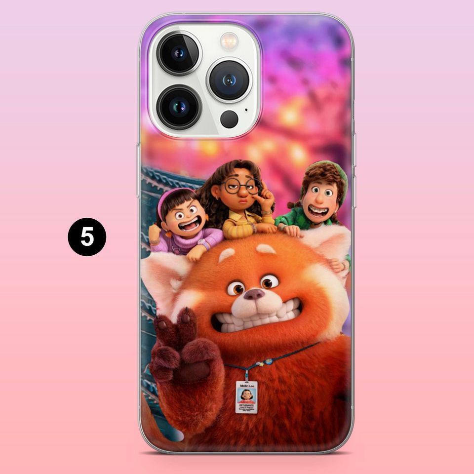 Turning Red Panda Phone Case for iPhone 17 Pro, 16, 15, 14, 13, 12