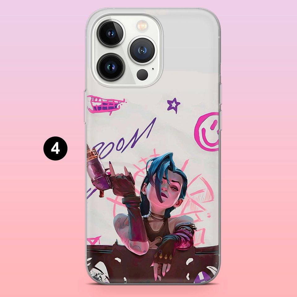 Arcane Jinx Phone Case for iPhone 17 Pro, 16, 15, 14, 13