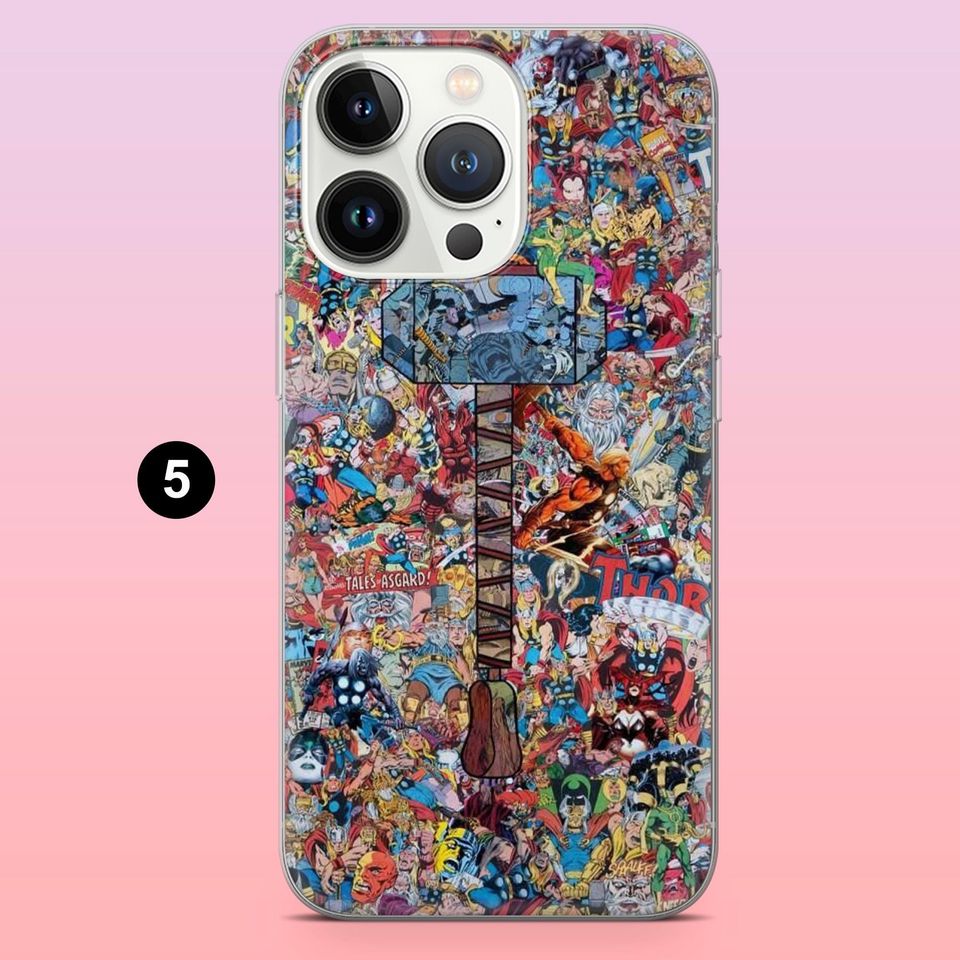 Marvel Avengers Comic Phone Case for iPhone 12-17Pro
