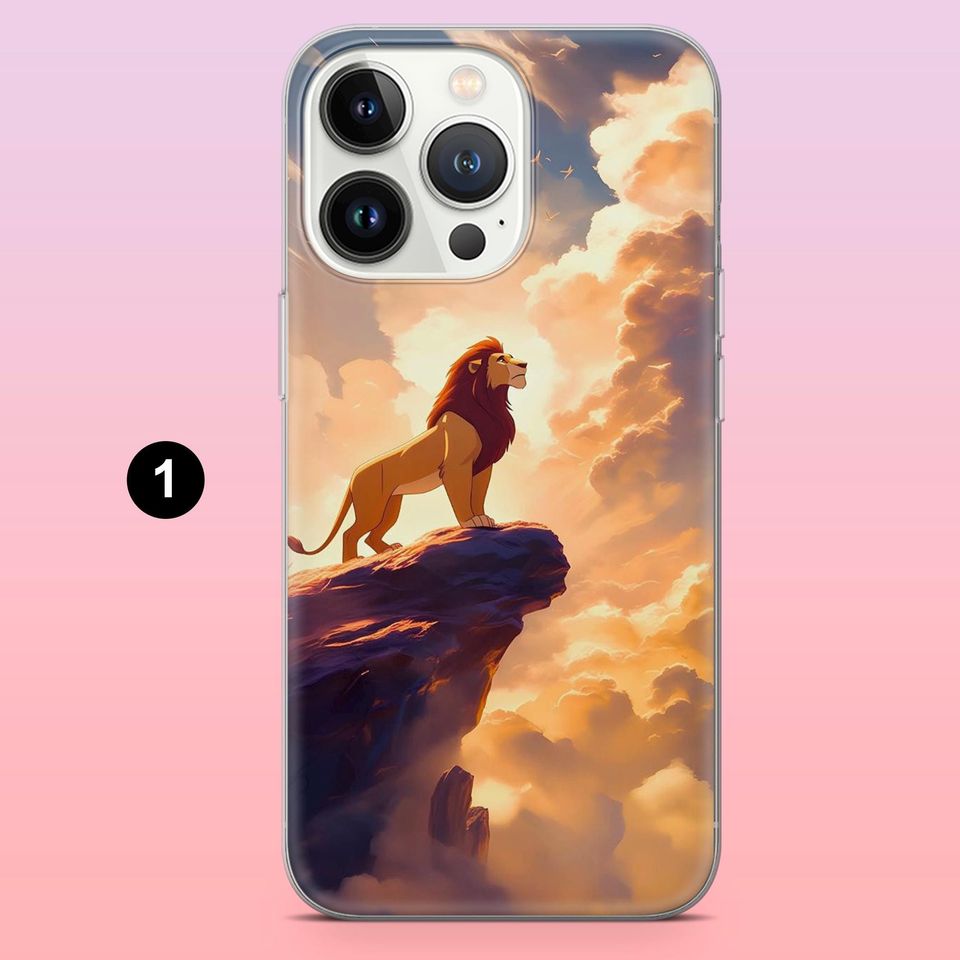 Simba Lion King Disney Phone Case for iPhone 13-17 Pro