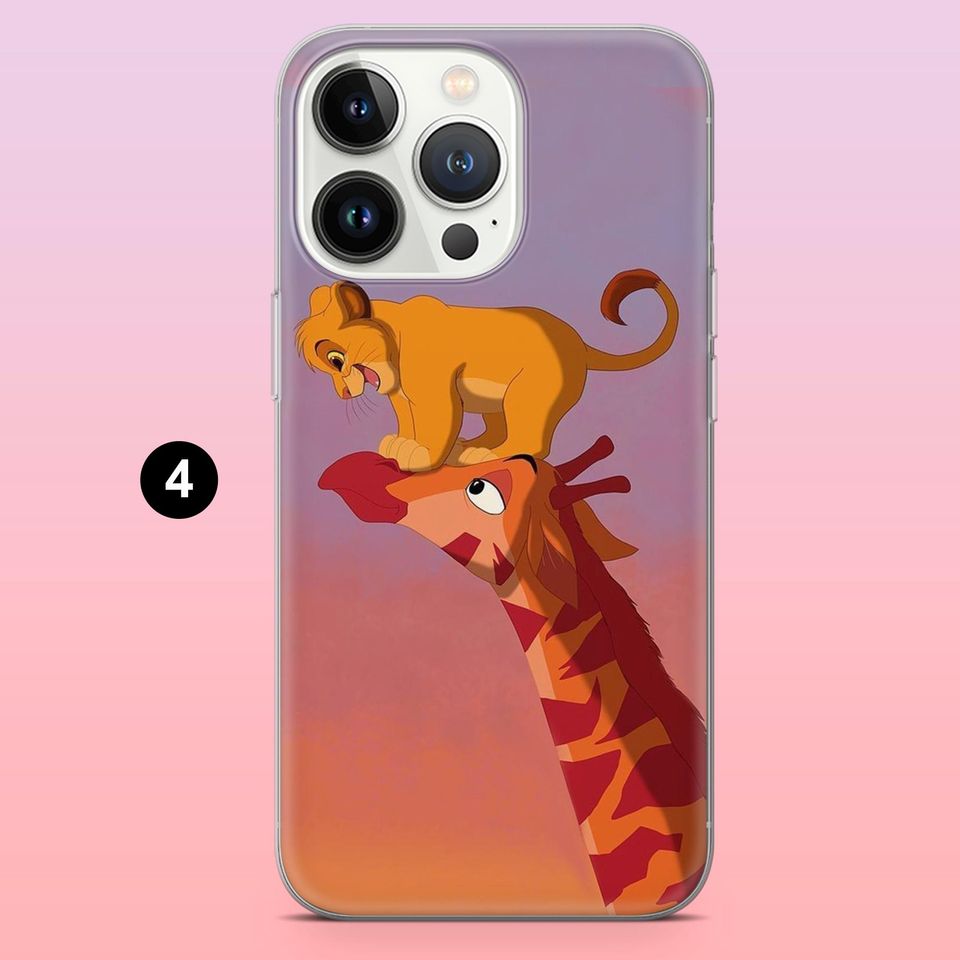 Simba Lion King Disney Phone Case for iPhone 13-17 Pro