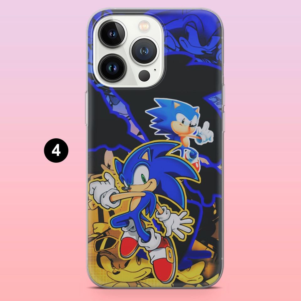 Sonic Hedgehog Phone Case for iPhone 17 Pro/16/15/14/13/12