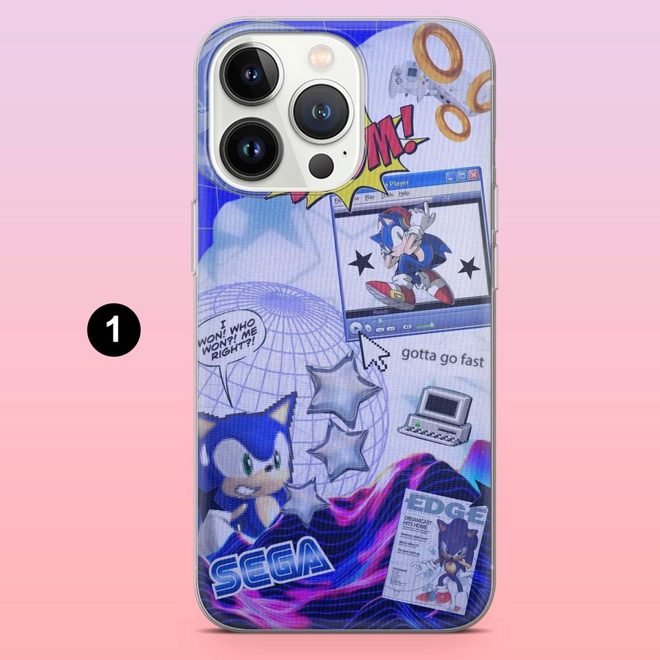 Sonic Hedgehog Phone Case for iPhone 17 Pro/16/15/14/13/12