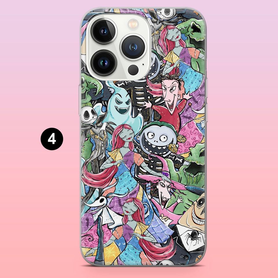 Jack Skellington Christmas Phone Case for iPhone 12-17 Pro