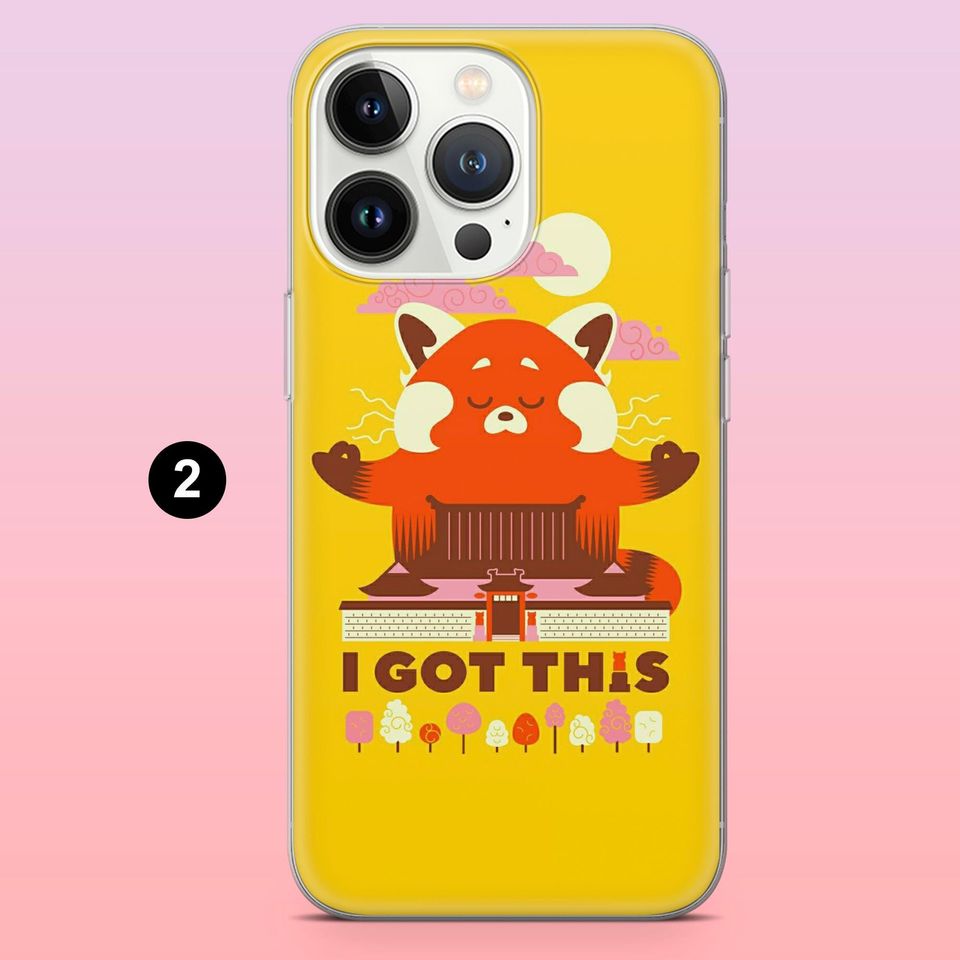Turning Red Panda Phone Case for iPhone 17 Pro, 16, 15, 14, 13, 12