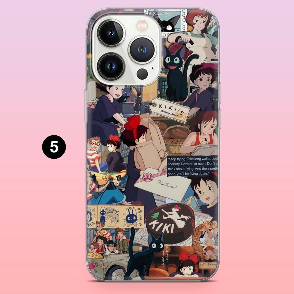Studio Ghibli Kiki Phone Case for iPhone 13-17Pro