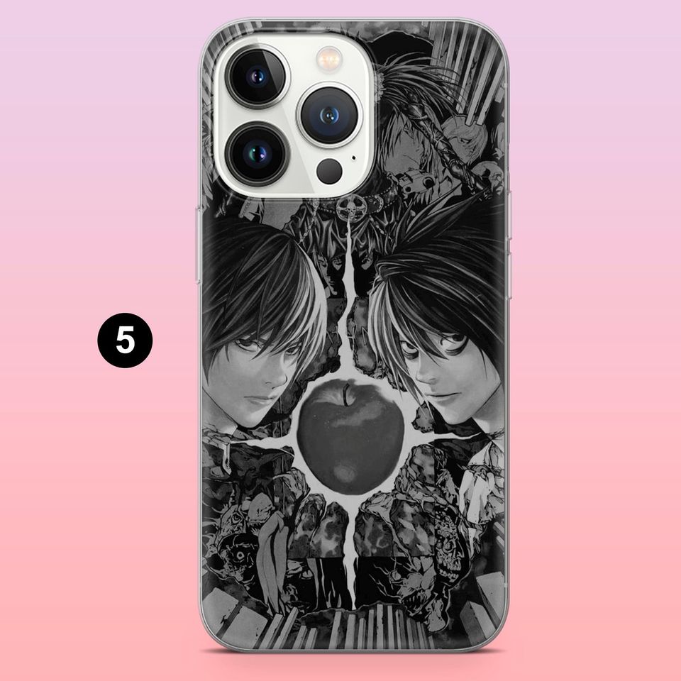 Death Notte Anime Phone Case for iPhone 12-17 Pro