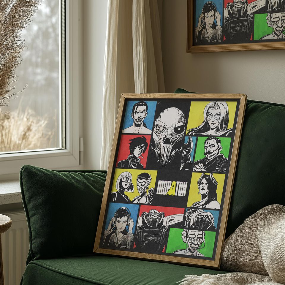 Brutalist Dispatch Poster - Wall Art for Any Room - Hero Textured Print
