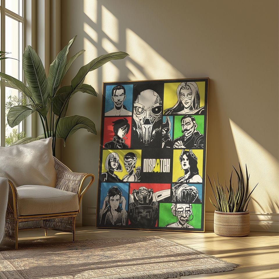 Brutalist Dispatch Poster - Wall Art for Any Room - Hero Textured Print