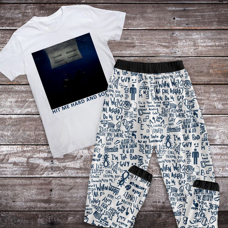 Billie Eilish Sleepwear  Handmade Pajama Set for Fans