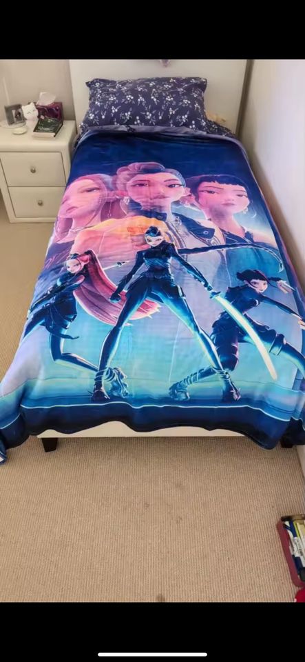 Kpop demon hunter blanket