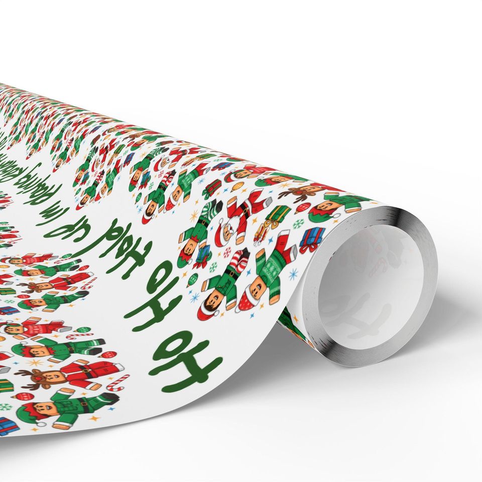 Roblox Kids Christmas Wrapping Paper