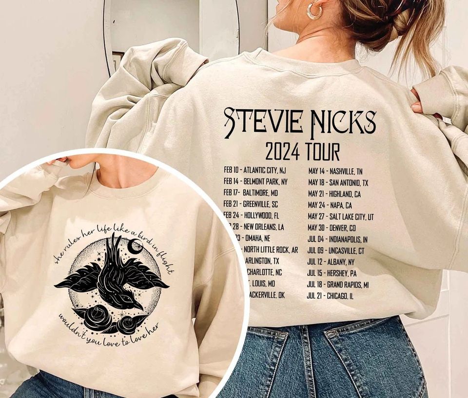 Vintage Stevie Nicks Tour 2024 Shirt, Stevie Nicks Sweatshirt