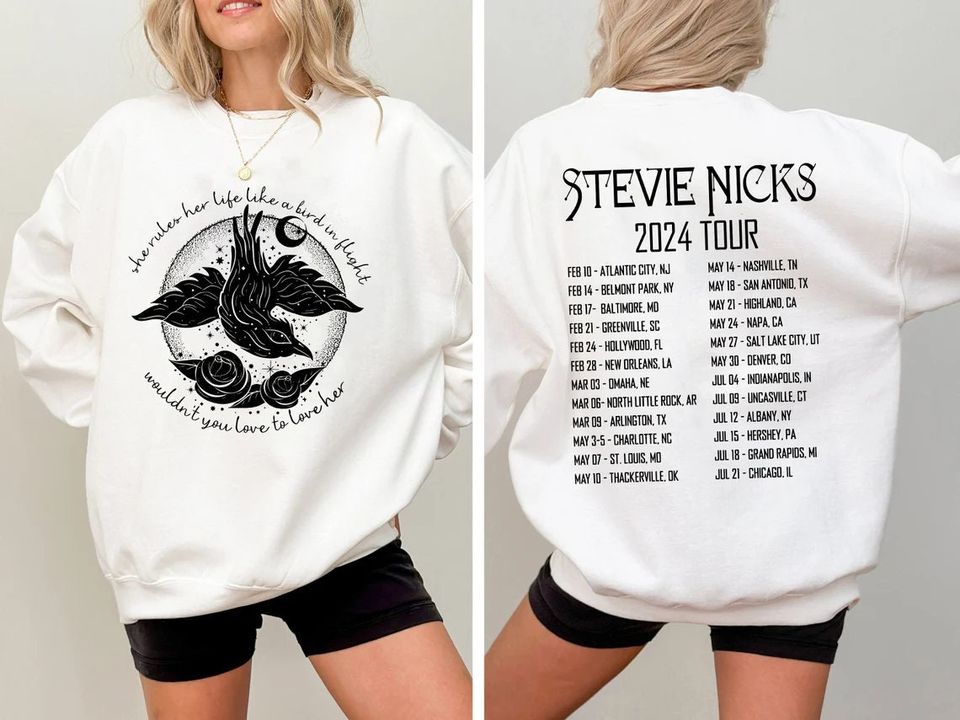 Vintage Stevie Nicks Tour 2024 Shirt, Stevie Nicks Sweatshirt