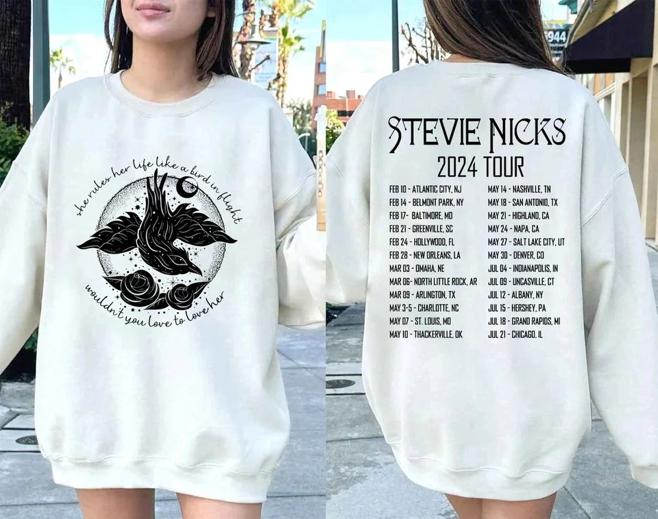 Vintage Stevie Nicks Tour 2024 Shirt, Stevie Nicks Sweatshirt
