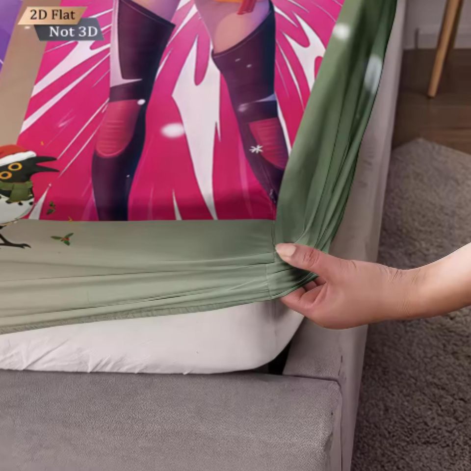 K-Pop Demon Hunters Bedding Set 3pc Anime Girl Group Decor for Home