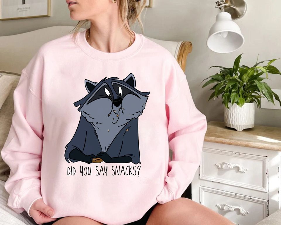 Disney Pocahontas Hungry Raccoon Sweatshirt
