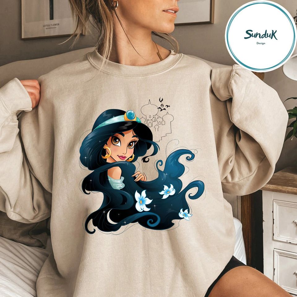 Disney Princess Jasmine Sweatshirt, Magic Kingdom Day