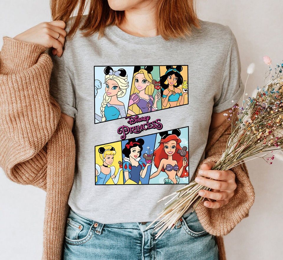 Disney Princess Sweatshirt, Retro Princess