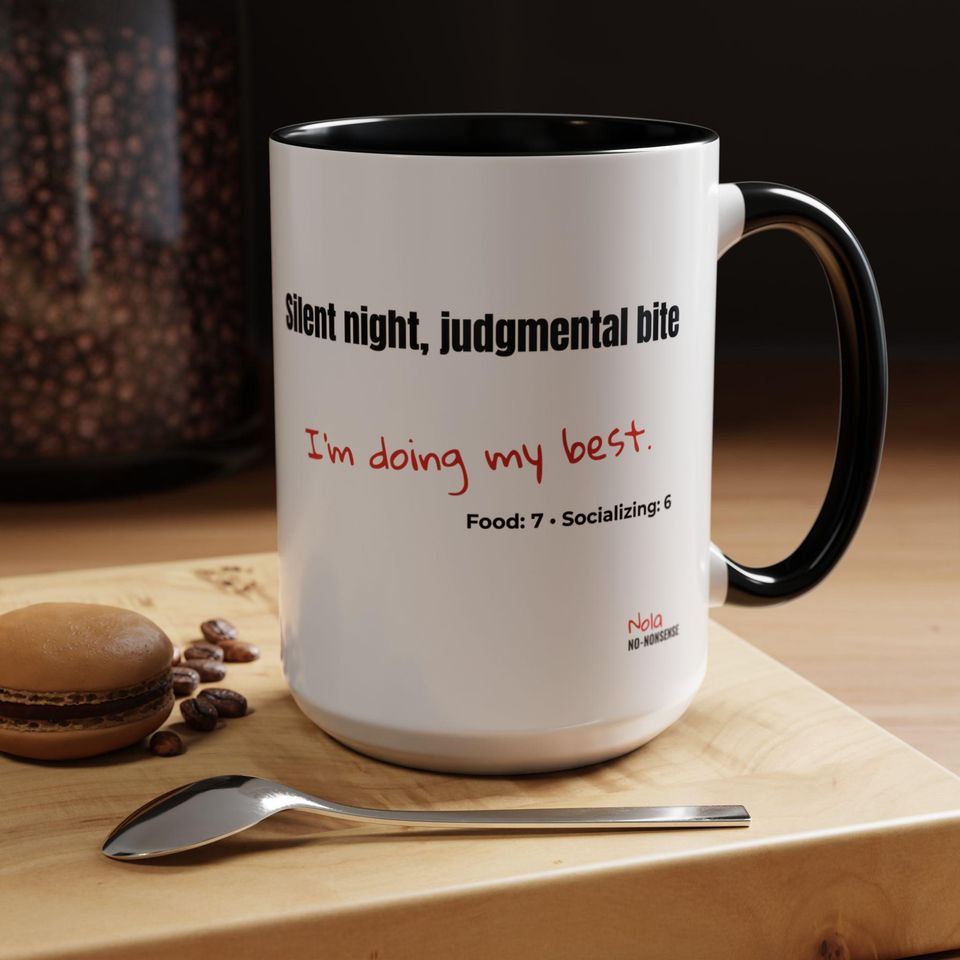 Sarcastic Christmas Coffee Mug: TikTok Trend Holiday Vibes