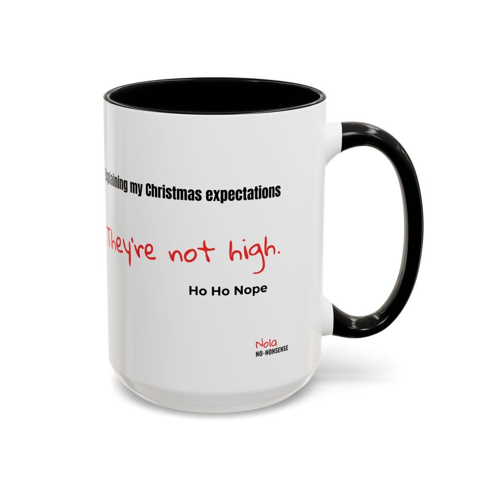 Funny Sarcastic Christmas Mug: TikTok 6 7 Trend