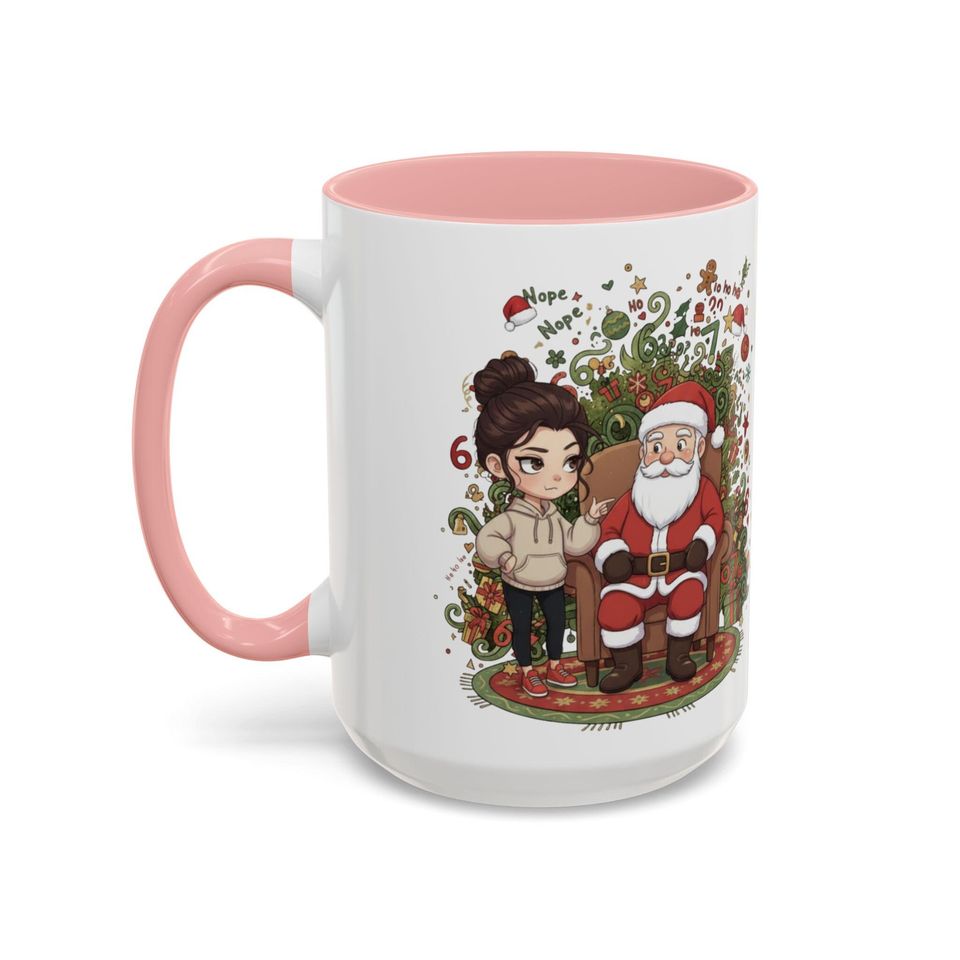 Funny Sarcastic Christmas Mug: TikTok 6 7 Trend