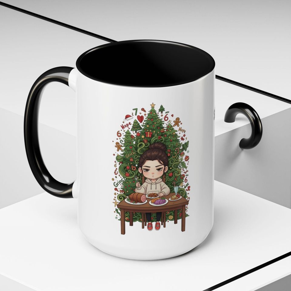 Sarcastic Christmas Coffee Mug: TikTok Trend Holiday Vibes