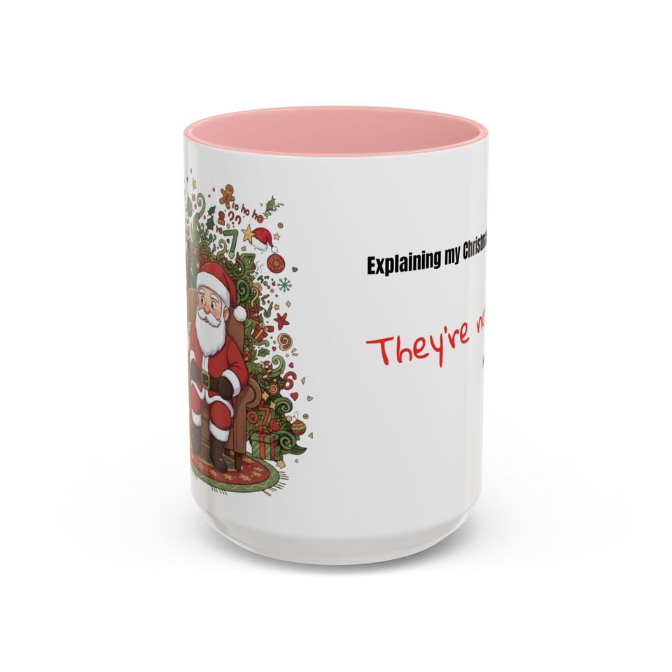 Funny Sarcastic Christmas Mug: TikTok 6 7 Trend
