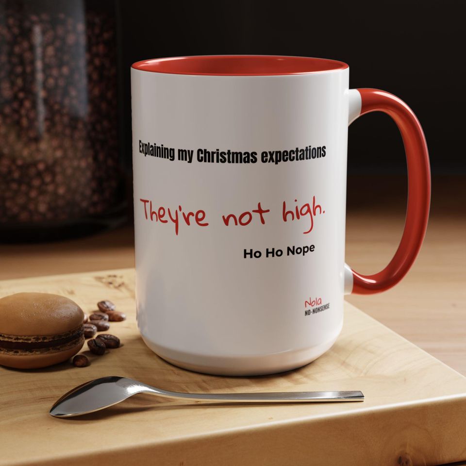 Funny Sarcastic Christmas Mug: TikTok 6 7 Trend